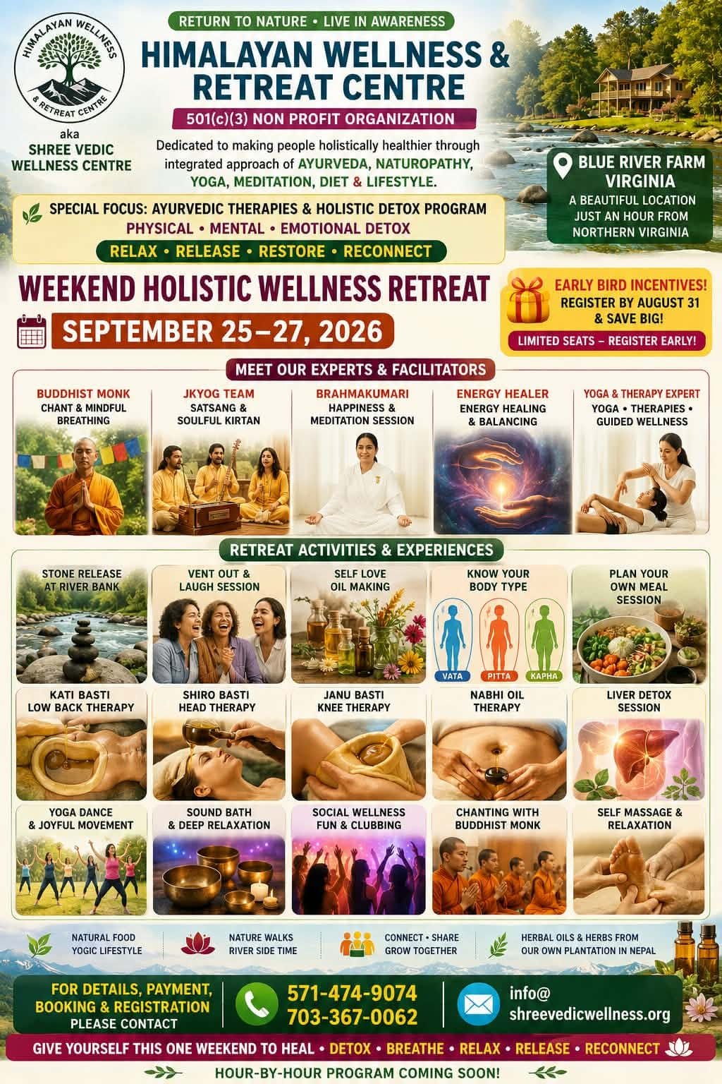 WEEKEND HOLISTIC WELLNESS RETREAT